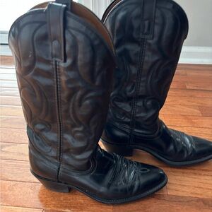 Men’s Black Cowboy Boots size 8 1/2